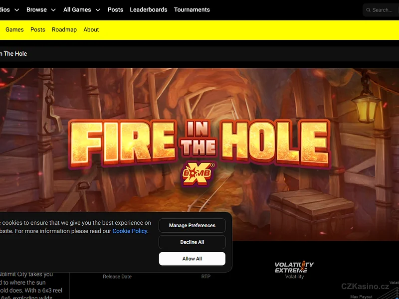 Fire in the Hole - gameplay screenshot