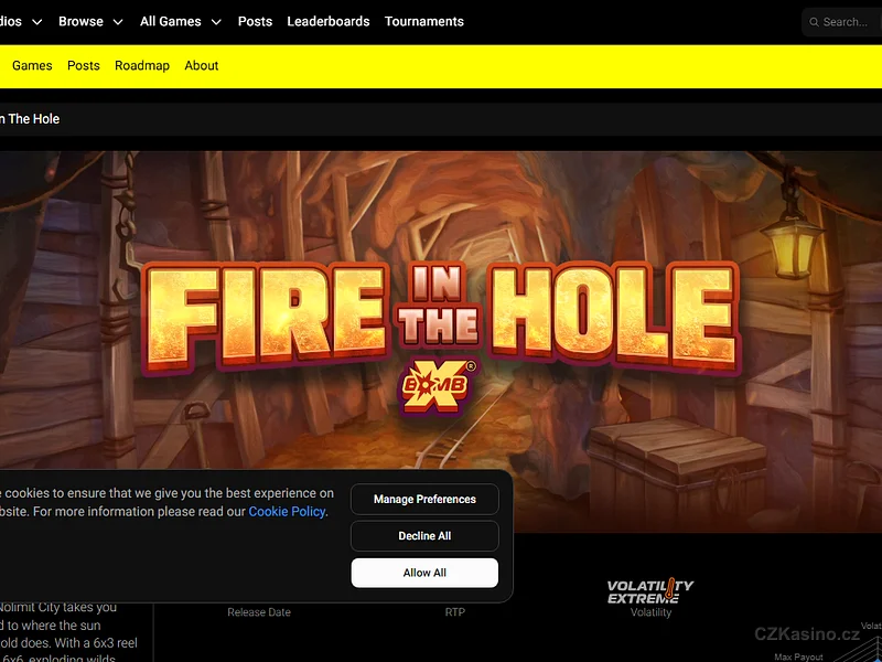 Fire in the Hole - gameplay screenshot