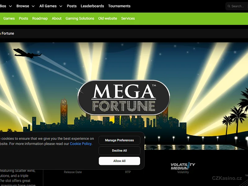 Mega Fortune - gameplay screenshot